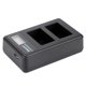 thumbnail image 5 of Cargador de batería NP-FW50 Nikou con ranura doble y carga USB para Sony A6000 A6300 A6500 A7r A, 5 of 14