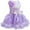 Purple, variant on UOSIA Dog Dress Luxury Puppy Skirt Dog Clothes Princess Dresses Wedding,L,Pink