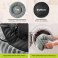 thumbnail image 4 of Cama para perro MIXJOY Donut acogedora lavable con funda removible gris, 4 of 7