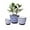 Vintage Blue, variant on ANHXN ceramic flowerpot, indoor plant flowerpot, planter with drainage hole and tray. Different colors to choose from