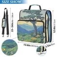 thumbnail image 2 of FORMRS Zipper Binder with Shoulder Strap 2-inch Ring 500 Sheet Capacity File Bag, Retro Mountain, 2 of 5