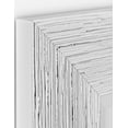 thumbnail image 4 of Espejo de pared decorativo con marco texturizado cromado Fine Art Tj, 4 of 5