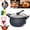 Gray, variant on Multifunctional Large Capacity Non-stick Pressure Cooker, 8QT Micro Pressure Cooker with Anti-Scalding Handle & Visible Glass Cover, Family-Size Fast Cooking Pot for Family Meals Soups (Gray)
