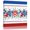 Blue, variant on Independence Day Wall Art Painting on Canvas, Star Stripe Flag Eucalyptus Red Blue Canvas Art Home Prints Wall Art Framed Modern Artwork for Living Room Bedroom Wall Decor 20x20in