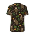 thumbnail image 2 of Daiia Sloth Doing Yoga Mens Baseball Jersey Button Down Shirts Short Sleeve Sports Uniforms-XX-Large, 2 of 9