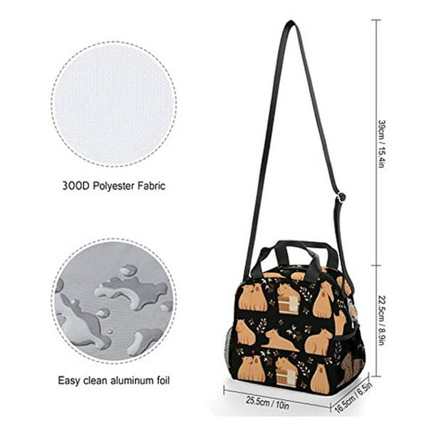 Set De Lonchera Multiusos Con Estampado De Capibara | Meses Sin Interés