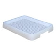 thumbnail image 4 of koolsoo Rabbit Litter Tray Rabbit Toilet Portable with Grate Double Layer Guinea Pig Litter Pan Bunny Potty for Small Animals Ferrets White, 4 of 9