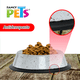 thumbnail image 3 of Plato Jaspeado Acero Inoxidable 32 Oz 907g Blanco Perro Fancy Pets Fancy Pets FL8154_BLA, 3 of 3
