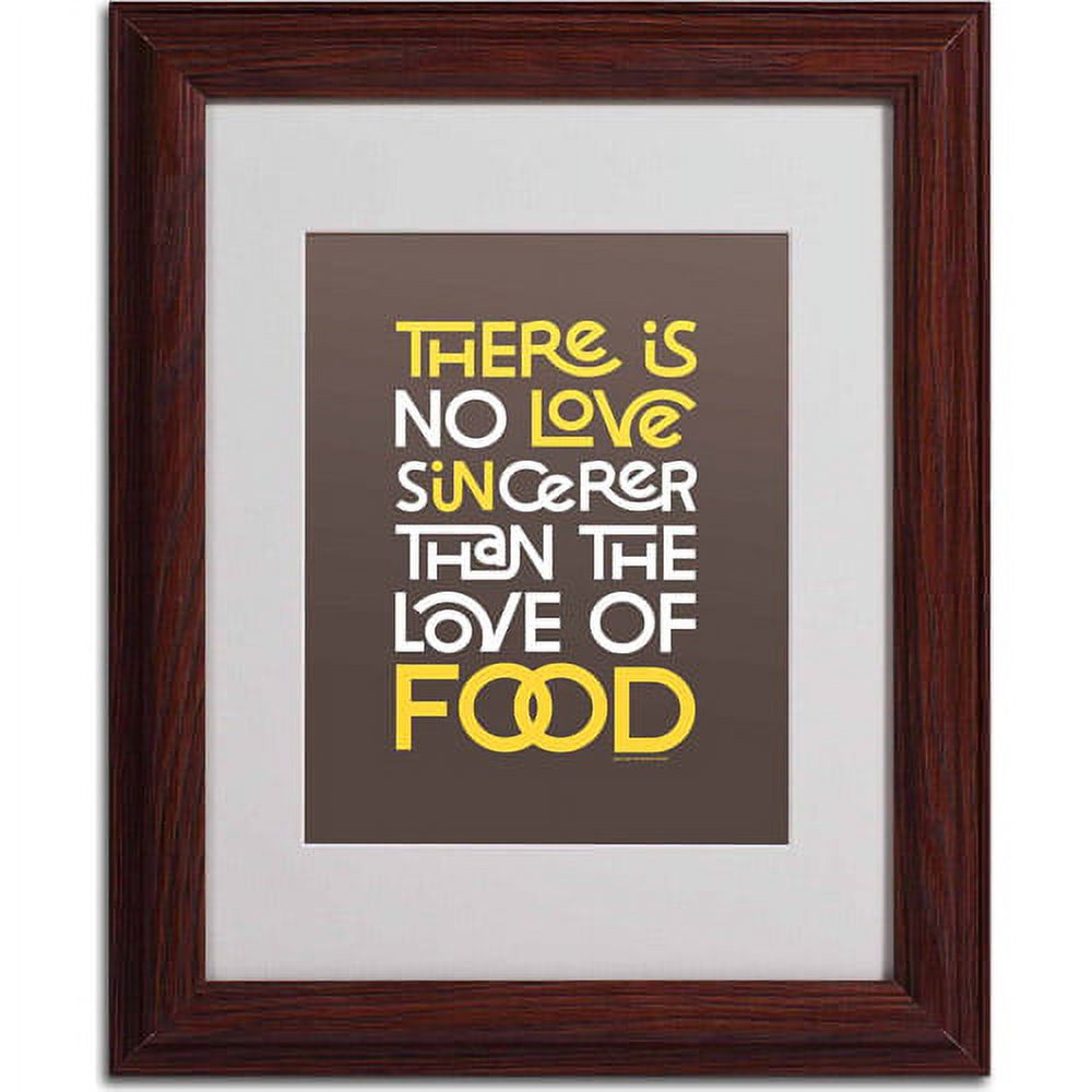 Trademark Fine Art "Sincere Love of Food III" Canvas Art by Megan Romo, Wood Frame