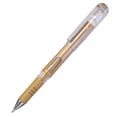 thumbnail image 3 of Pentel K230 Hybrid Gel Grip Metallic Pen - 1.0mm - Metallic Gold, Silver, White - Pack of 3 in Pillow Packaging, 3 of 5