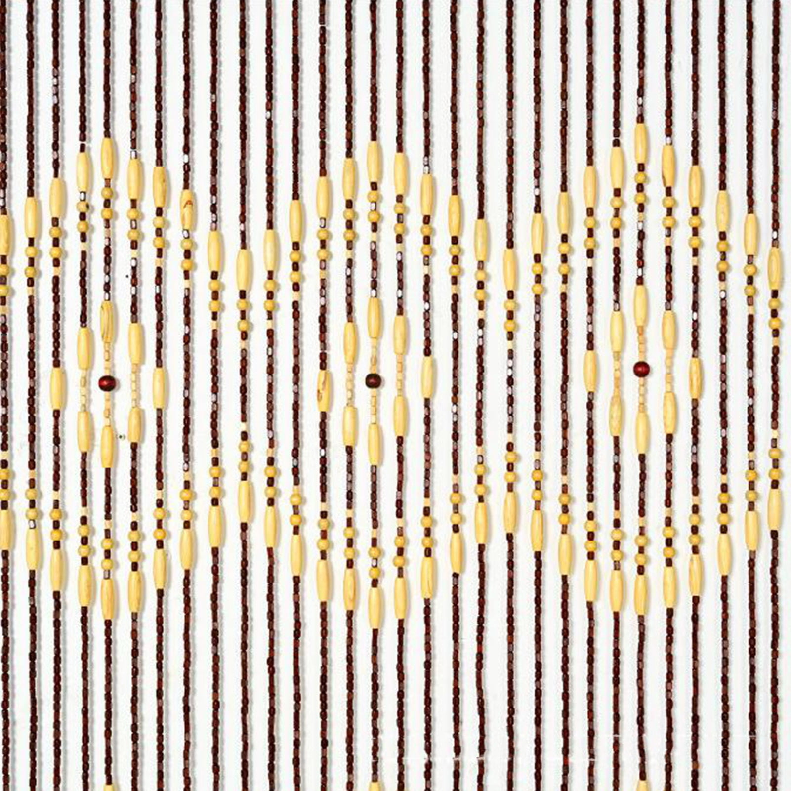 Wooden Beaded Door Curtain,Handmade Hanging Beaded Door Blinds,Room Divider Doorway Decor for Doorway Window Hallway Entrance