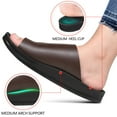 thumbnail image 2 of Aerothotic Neritic Split Toe Arch Support Slide Sandals For Women, 2 of 3