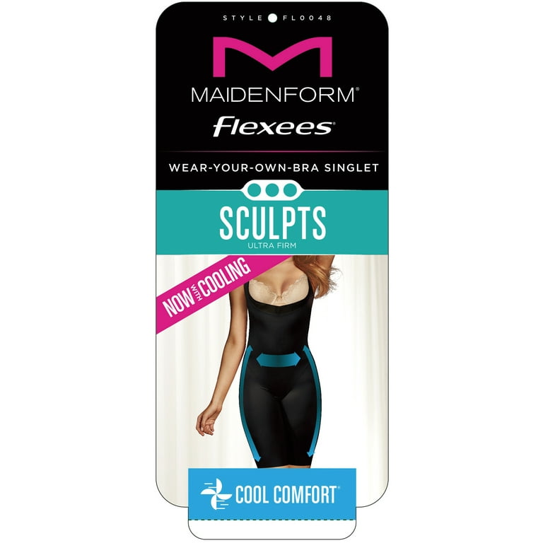 Maidenform Flexees Women's Shapewear Romper, Modern Black, Medium :  : Clothing, Shoes & Accessories