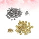 thumbnail image 4 of 200PCS DIY Brooch Badge Material Stinger Needle Pin Buckle Sleeve 12MM Buckle with 8mm Long Needle, 4 of 4
