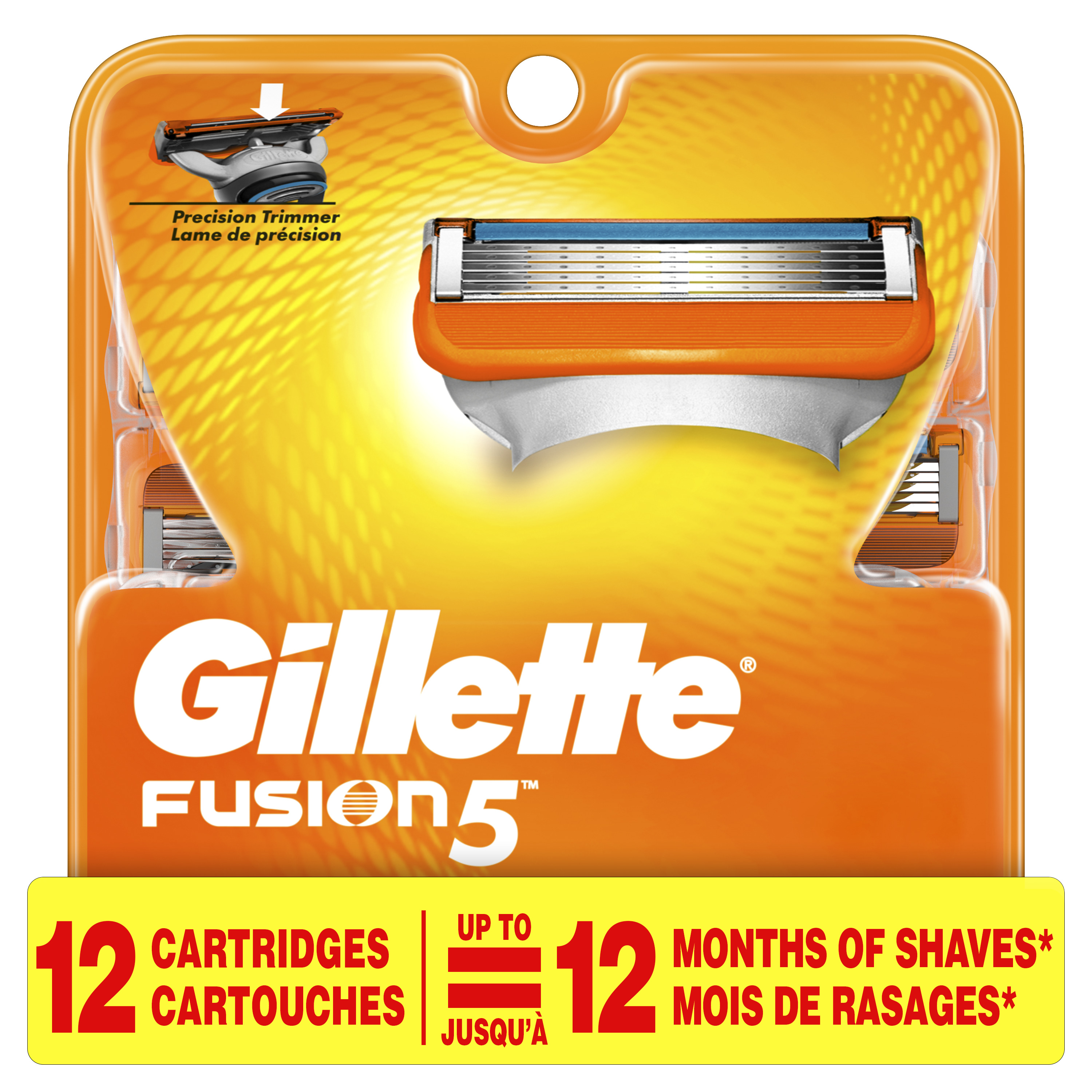 Gillette Fusion5 Men's Razor Blade Refills, 12 Count - image 4 of 10