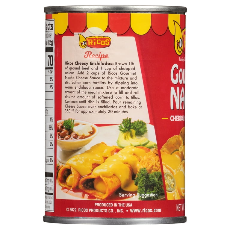 Ricos® Gourmet Nacho Cheddar Cheese Sauce, 15 oz, Shelf-Stable