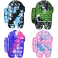 thumbnail image 1 of 4 Pcs Push Pop Bubble Fidget Sensory S Set Anxiety Stress Relieves Tools Popping Dimple Sensory For Kid Adult (Among Pack 4), 1 of 5