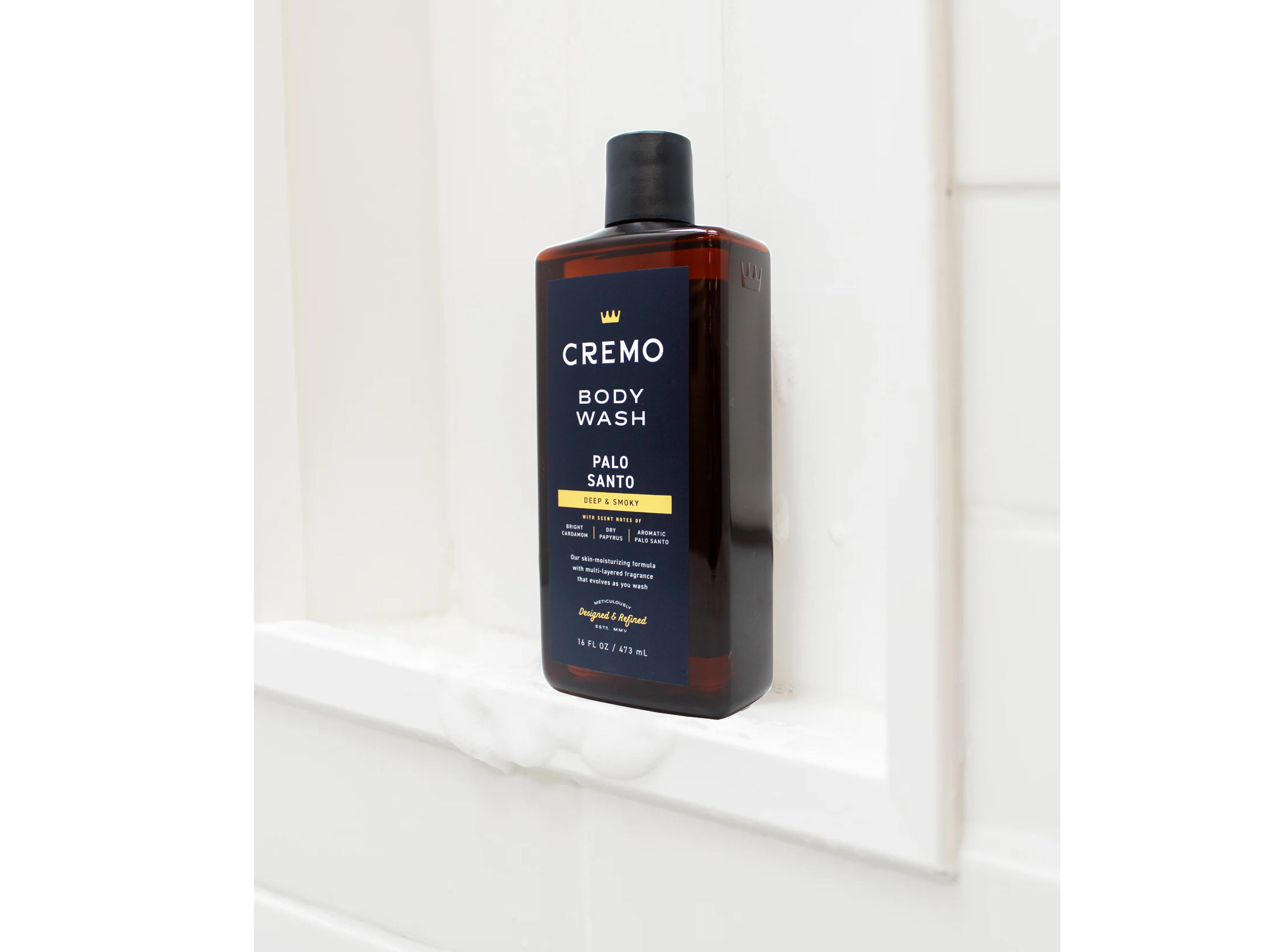 Cremo Reserve Collection, Body Wash, Palo Santo, Bright Cardamom, Dry Papyrus, 16 fl oz (473 ml) - 3 Pack