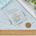 thumbnail image 3 of 1 Box 90Pcs 3 Sizes Silver Cube Beads Metal Square Spacer Beads Bulk 2.5mm 3mm 4mm 925 Sterling Silver Plated Brass Smooth Loose Charms for Bracelet Necklace Earrings Jewelry Making Crafts Gray, 3 of 7