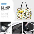 thumbnail image 3 of Kdxio Funny Avocado In Mexican Clothes for Beach Bag for Women Large Beach Tote Bag Waterproof Sandproof Swim Bag with Zipper Pockets Beach Vacation Travel, 3 of 7