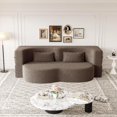 thumbnail image 6 of 78" Folding Floor Sofa Couch Bed,Convertible Folding Sofa Bed, Full Size Love Seat Sleeper Bed Floor Sofa Bed with 2 Pillows for Living Room Apartment Office, 6 of 13