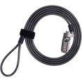thumbnail image 3 of Candado de combinación para portátil de 4 diales con cable de seguridad, antirrobo, multifunción, resistente a la oxidación, adecuado para candado de equipaje, 3 of 5