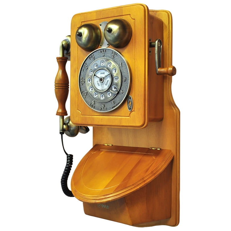 Pyle PRT45 - Retro Themed Coutry-Style Retro Antique Wall-Mount