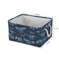 thumbnail image 3 of Your Zone Kids Dino Canvas Storage Basket with Handles, 15 in x 11 in x 7.8 in, 3 of 13