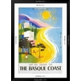 thumbnail image 5 of Art.com Travel Poster for Basque Coast Art Print, Black Frame Wall Art, 32" x 44", 5 of 5