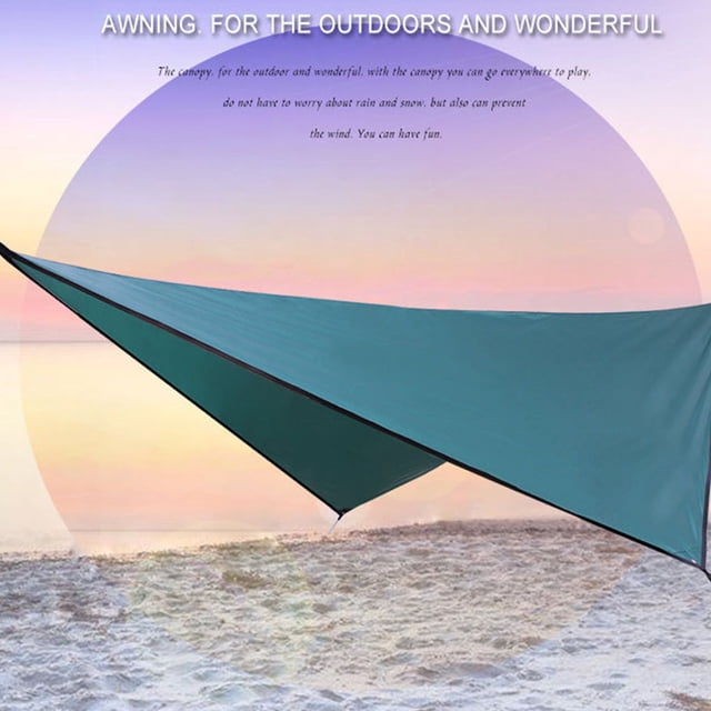 Lona impermeable Sonducket para acampar al aire libre verde negruzco