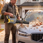 Vecukty 40V Cordless Leaf Blower with 2×4000mAh Batteries & Fast Charger, 3-Speed Electric Leaf Blower, 650CFM 180MPH Lightweight Leaf Blower Cordless for Yard, Lawn, Garden & Driveway