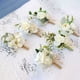 thumbnail image 3 of Boutonniere para novio, Boutonniere para novia y novio Boutonniere para novia Boutonniere para dama de honor Ultra Responsive, 3 of 9