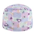 thumbnail image 1 of Unisex 100% ajustable enfermera Scrub a prueba de polvo Chemo sombrero transpirable Luz púrpura Zulema Gorro médico ajustable unisex, 1 of 8