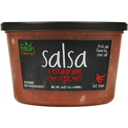 Fresh Cravings Hot Restaurant Style Crave Salsa, 16 oz