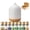 Wood Grain+white, variant on Ceramic Ultrasonic Essential Oil Diffuser 250ml, Handmade Cover Aromatherapy Diffuser for Home, Includes 8 Organic Essential Oils Set