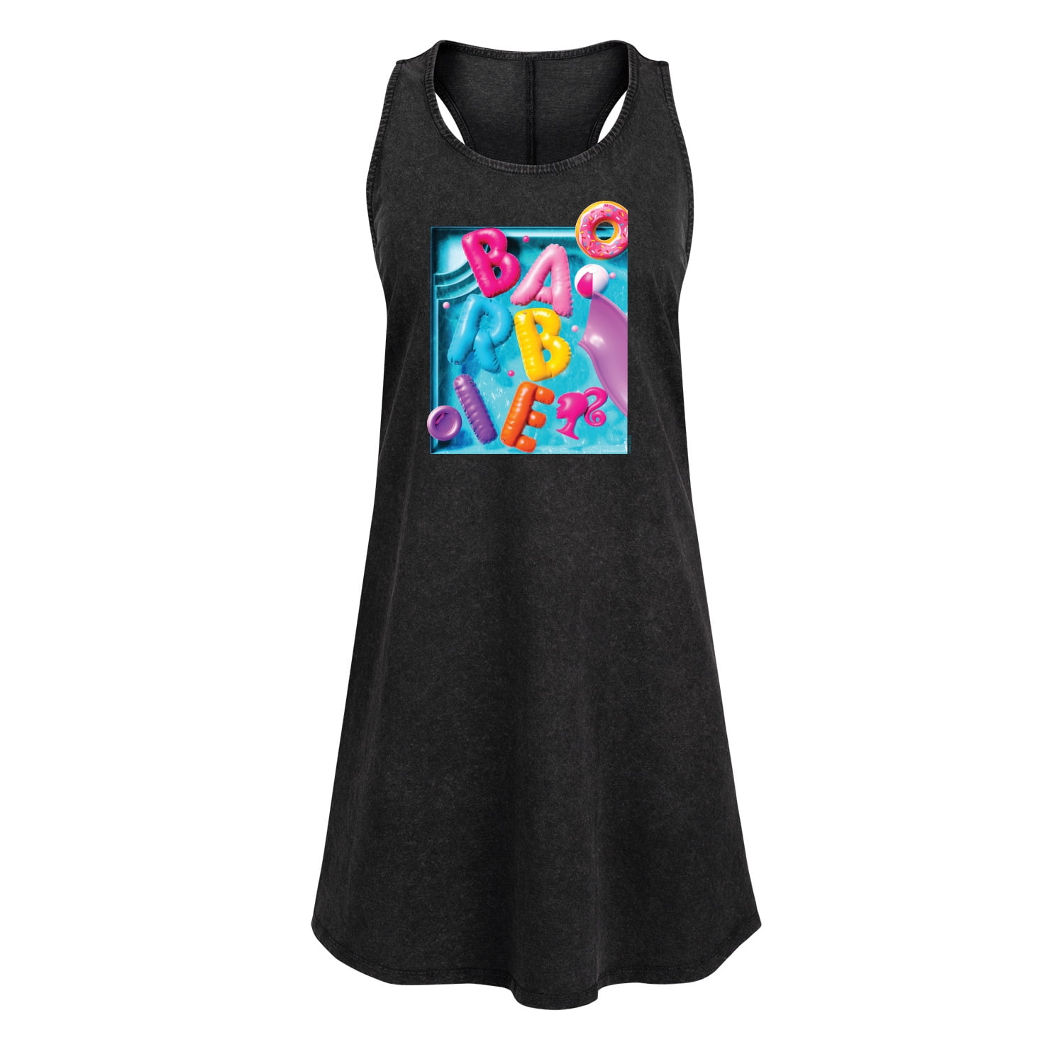 Barbie - Pool Floaties - Summer Barbie - Women's Sleeveless Shift Dress - Walmart.com
