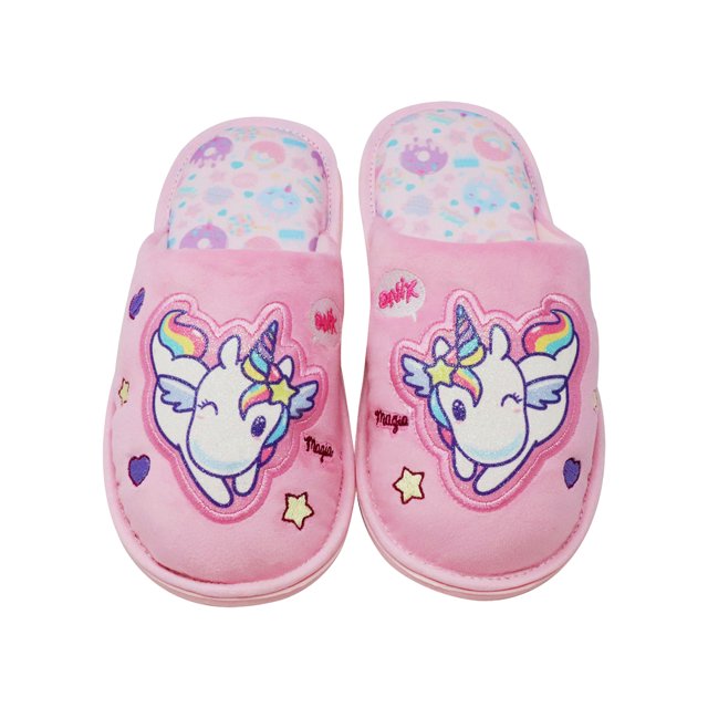 Pantufla Onix Unicornio Rosa Para Mujer