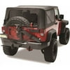 Bestop 44934-01 Wrangler All Highrock 4X4 Rear Bumper with Integrated Tire Carrier