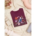thumbnail image 3 of Fairytale Folk Garden T-Shirt Women -Victoria Borges Designs, Female 4X-Large, 3 of 4