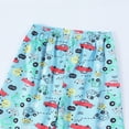thumbnail image 6 of Toddler Outfits for Girls 2 Piece Loose Fit Truck Print Long Sleeve Lapel Top And Trousers Loungewear Girls' Clothing Sets 2 Years-3 Years, 6 of 7