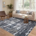 thumbnail image 3 of Garvee 5'x7' Modern Abstract Area Rug Washable Accent Carpet, Non-Slip Low Pile Indoor Mat for Living Room Bedroom Home Office, Gray Brown, 3 of 8