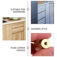 thumbnail image 3 of HONMEET 3 Pcs Matériel de Commode Bois Doré Moderne Minimaliste Décoration Maison, 3 of 8