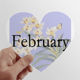 thumbnail image 1 of Patrón de febrero Calcomanías cardíacas,calcomanías para equipaje, 1 of 3