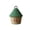 Brown, variant on LiUMX House Shaped Cotton Rope Storage Basket With Lid, Woven Desktop Organizer Bin, Portable Decorative Container for Cosmetics and Small Sundries in Bedroom