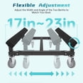 thumbnail image 2 of Kojem Watercraft PWC Dolly, Adjustable Boat Storage Trailer, with Four Casters Watercraft Cart for Ski Fishing Boat Sailboat ,Jet Ski Stand, 1000lbs, 2 of 15