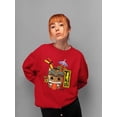 thumbnail image 2 of Iconic Beach Club Trendy Graphic Women's Sweatshirt, 2 of 4
