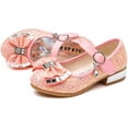 thumbnail image 5 of Little Girls Ballet Mary Jane Flats Toddler Sparkle Bowknot Ballerina Wedding Party Princess Dress Shoes (Toddler/Little Kids), 5 of 7