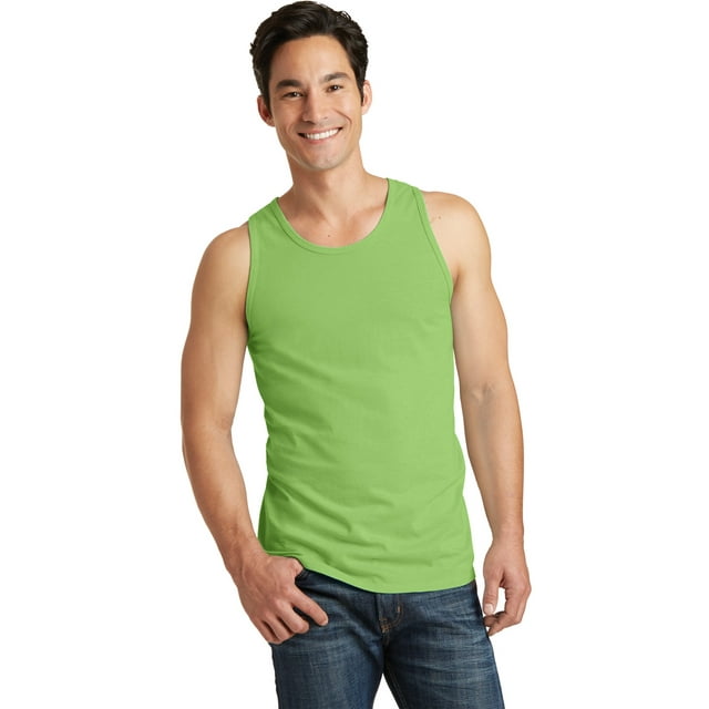 Camiseta sin mangas te?ida con pigmento de Port & Company?. PC099TT Limonada S Puerto & Compa??a PC099TT