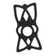 thumbnail image 5 of Banda de silicona para soporte de teléfono de motocicleta, soporte universal para teléfono de motocicleta y bicicleta. Negro, 5 of 9