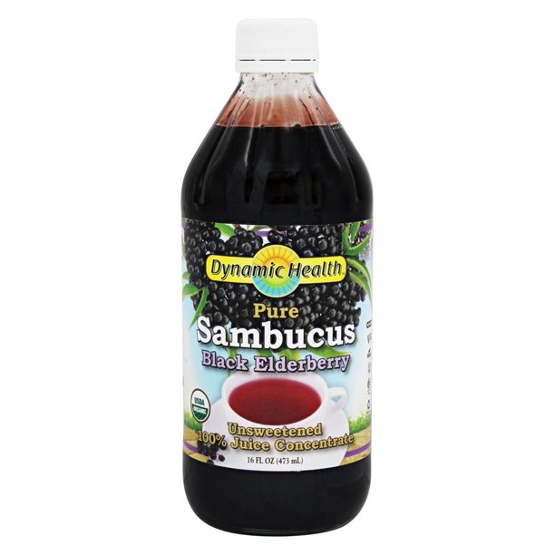 Dynamic Health Organic Sambucus Black Elderberry Juice Concentrate
